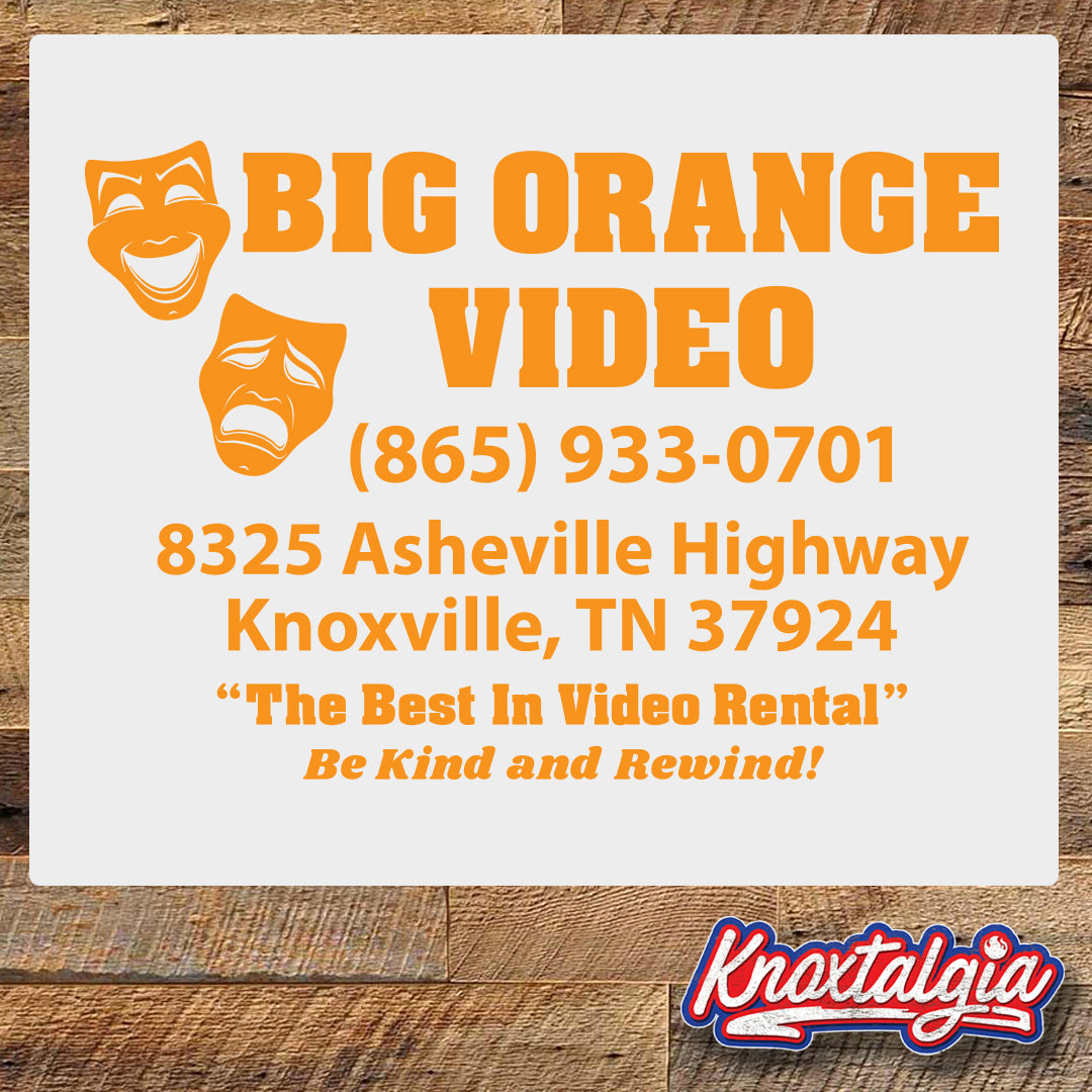 Big Orange Video - Strawberry Plains, TN