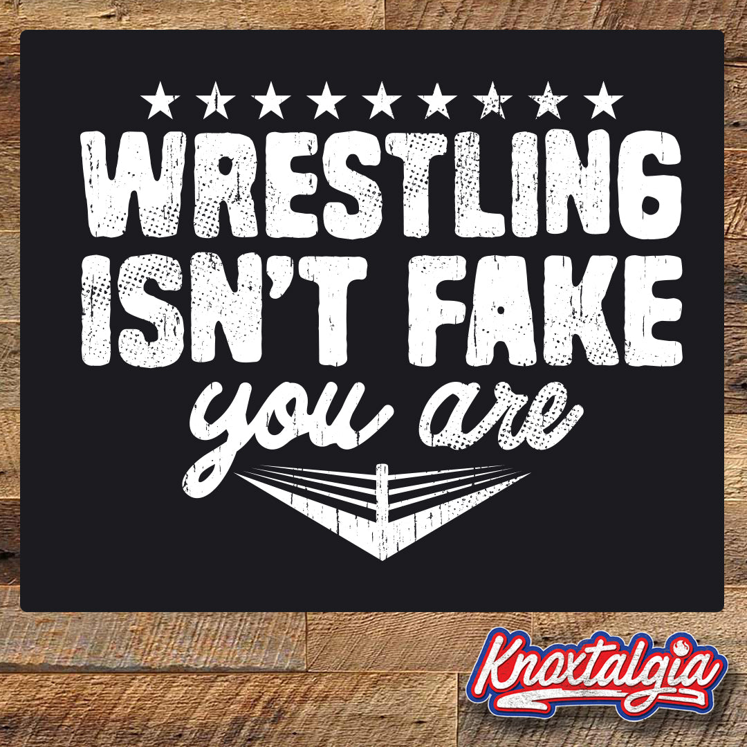 Wrestling Isn't Fake; You Are