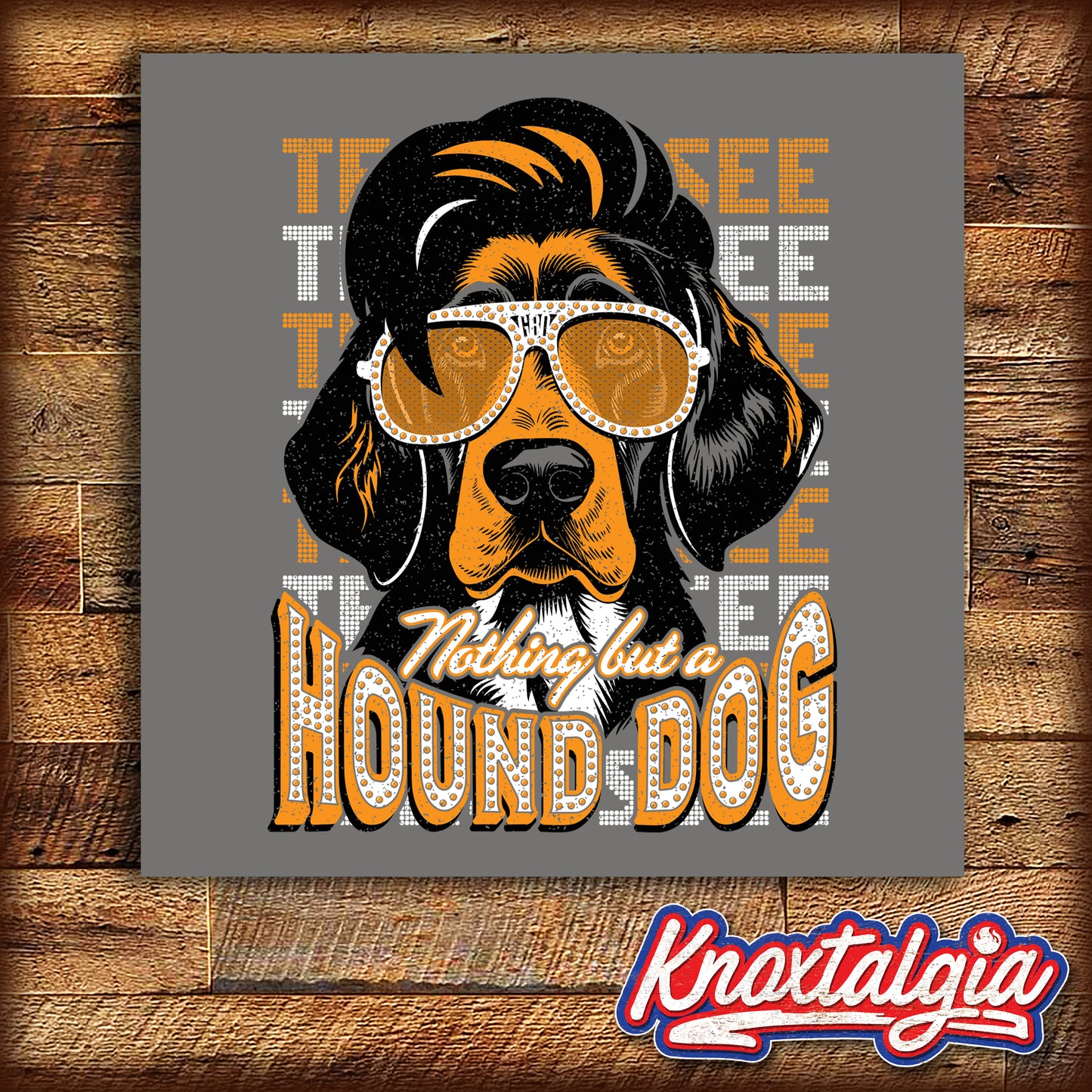 Nothing But A Hound Dog! (Tennessee Smoky Grey) - Sponge Fleece Sweatshirt